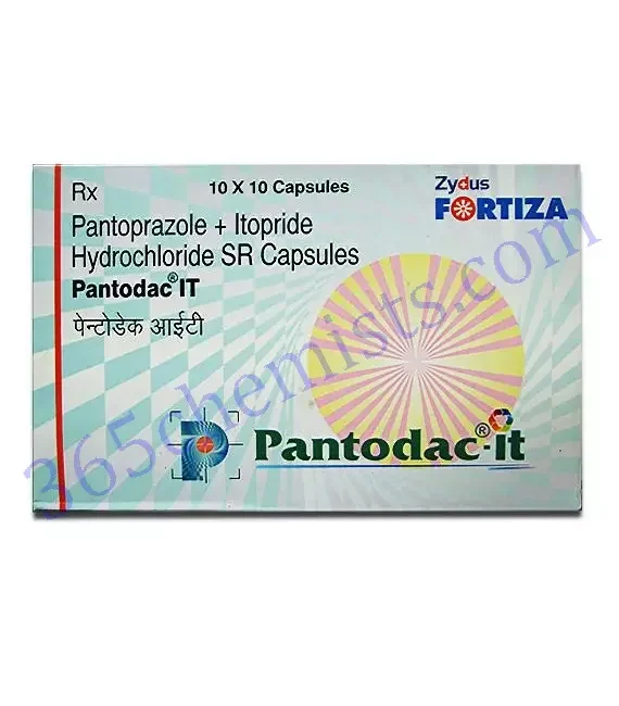 Pantodac-IT Capsule (Pantoprazole 40mg/Itopride 150mg)