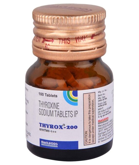Thyrox 200 Tablet (Thyroxine 200mg)