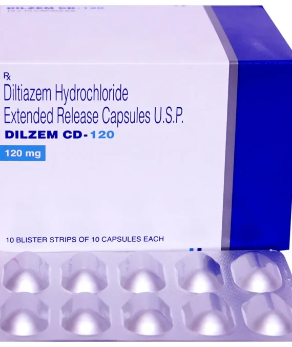 Dilzem CD 120mg Capsule (Diltiazem)