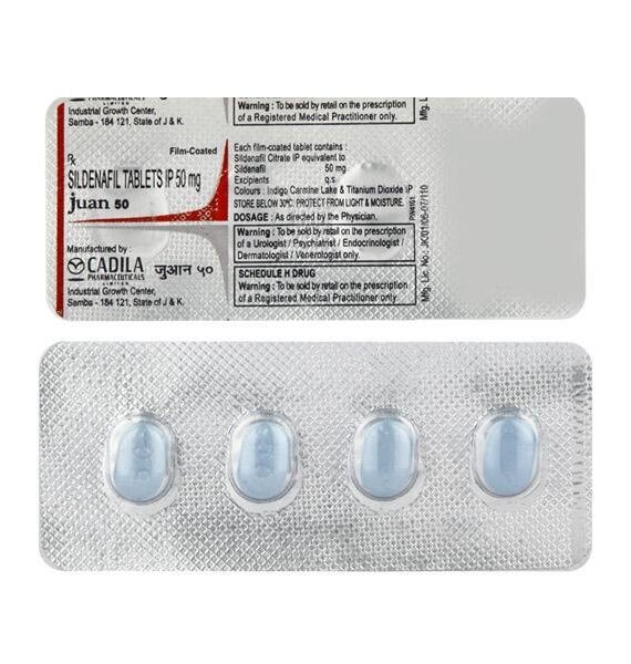 Juan 50mg Tablet (Sildenafil 50mg)