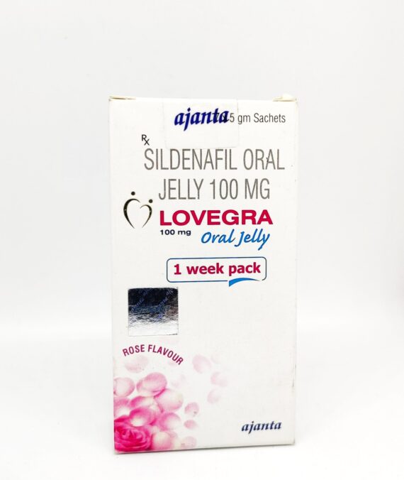 Lovegra Oral Jelly (Sildenafil Citrate 100mg)