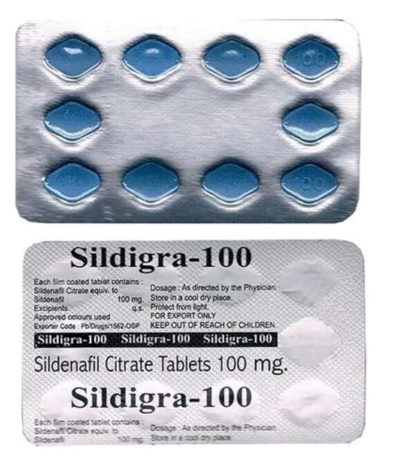 SILDIGRA 100MG TABLET (SILDENAFIL CITRATE)