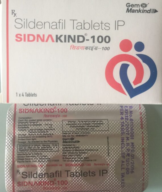 Sidnakind 100mg (Sildenafil)