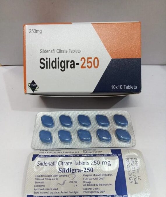 Sildigra 250mg Tablet (sildenafil citrate 250mg)