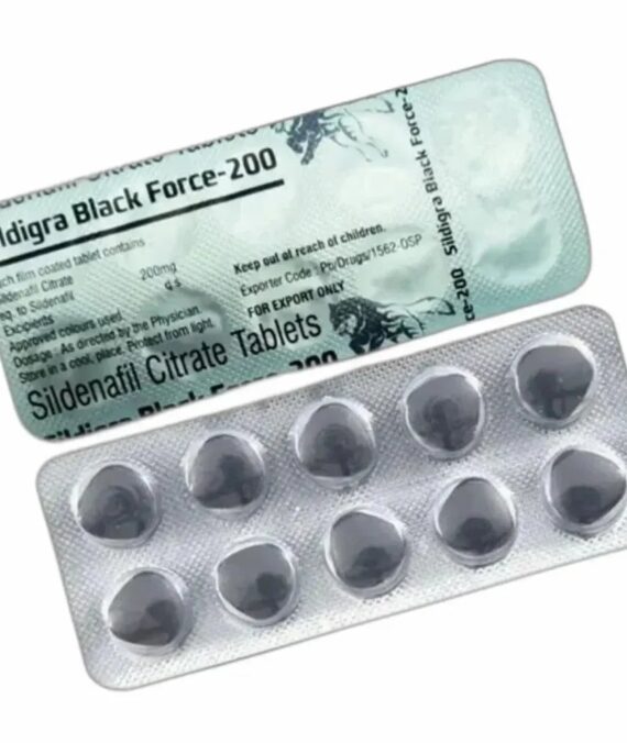 Sildigra Black Force 200mg Tablet (Sildenafil Citrate 200mg)
