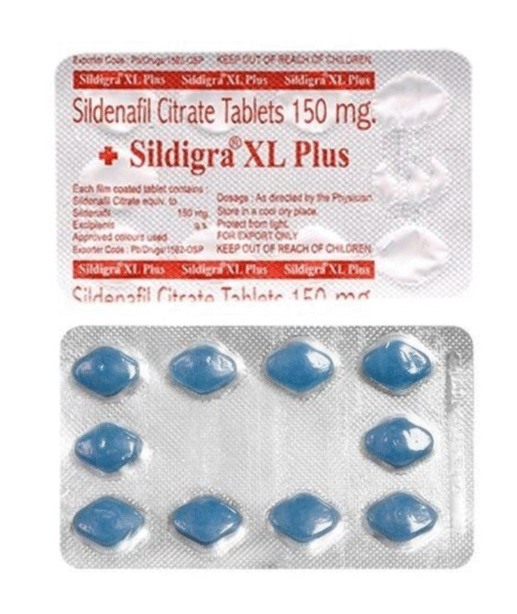 Sildigra XL Plus 150mg Tablet (Sildenafil Citrate 150mg)