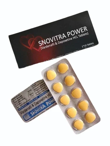 Snovitra Power 100mg Tablet (Vardenafil/Dapoxetine)