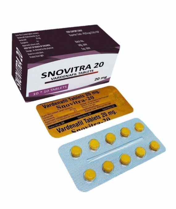 Snovitra Professional 20mg Tablet (Vardenafil 20mg)