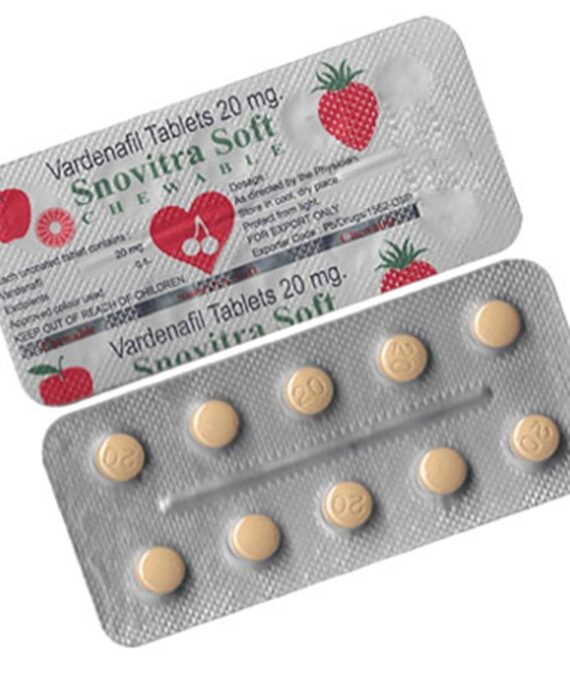 Snovitra Soft 20mg Tablet (vardenafil soft chewable)