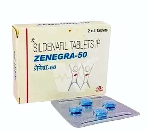 Zenegra 50mg Tablet (Sildenafil Citrate 50mg)
