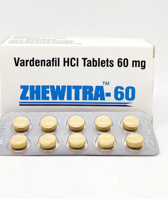 Zhewitra 60mg Tablet (Vardenafil 60mg)